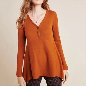 Anthropologie Eliza Henley Babydoll Tunic size Small